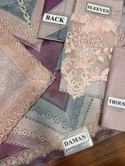 MARIAB 3PC CHIFFON DOPATTA