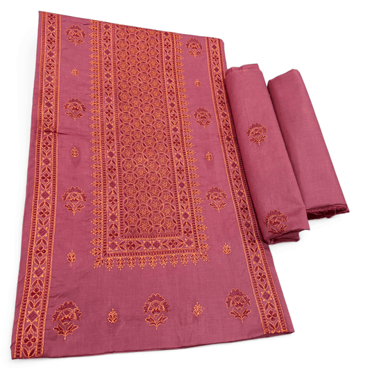 2 PIECE - EMBROIDERED LAWN SUIT SCV1-1649