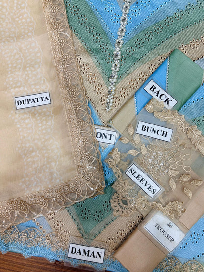 MARIAB 3PC CHIFFON DOPATTA