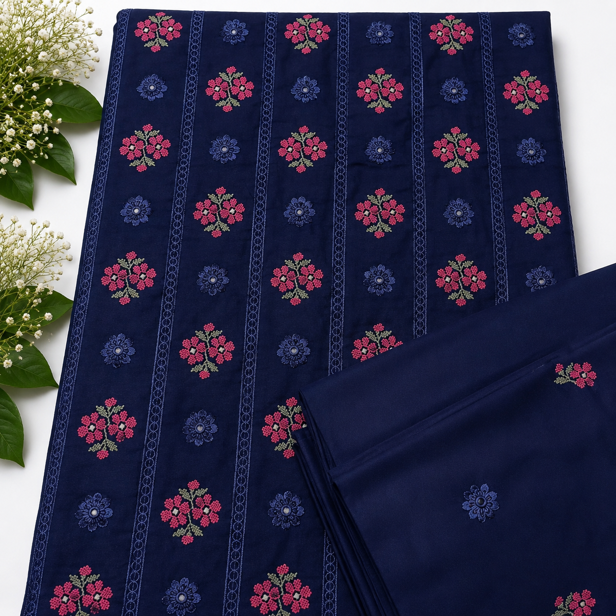 KARANDI EMBROIDERED 2-PIECE TZAJ-2385