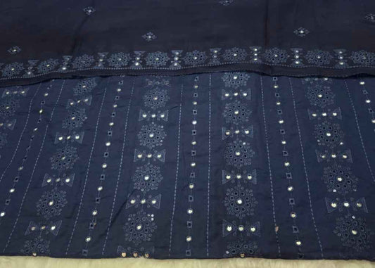 BAREEZE LAWN EMBROIDERED 3PC CHIFFON DOPATTA TZAJ-151