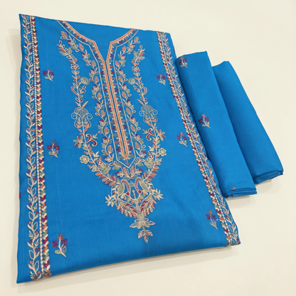 2 PIECE - EMBROIDERED LAWN SUIT SCV1-1809