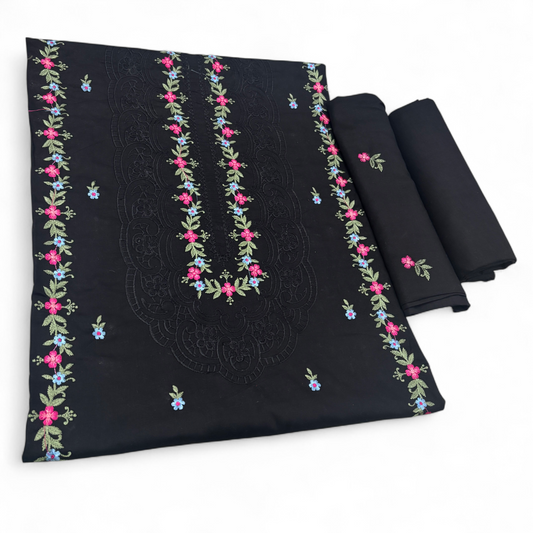 2 PIECE - EMBROIDERED LAWN SUIT SCV1-1701