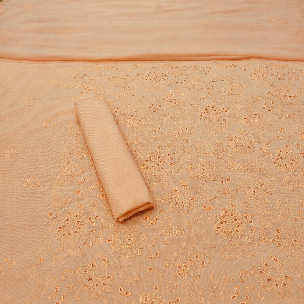 LAWN EMBROIDERED 3PC CHIFFON DOPATTA