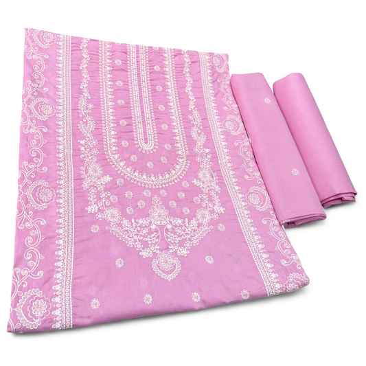 2 PIECE - EMBROIDERED LAWN SUIT SCV1-1557