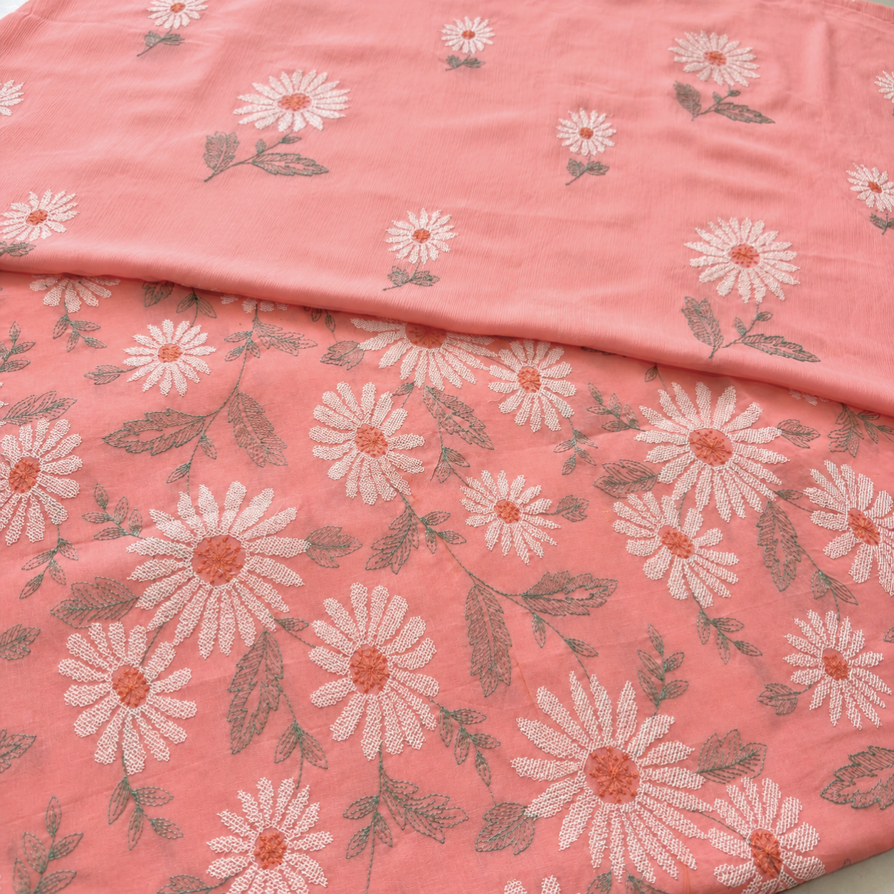 LAWN EMBROIDERED 3PC CHIFFON DOPATTA