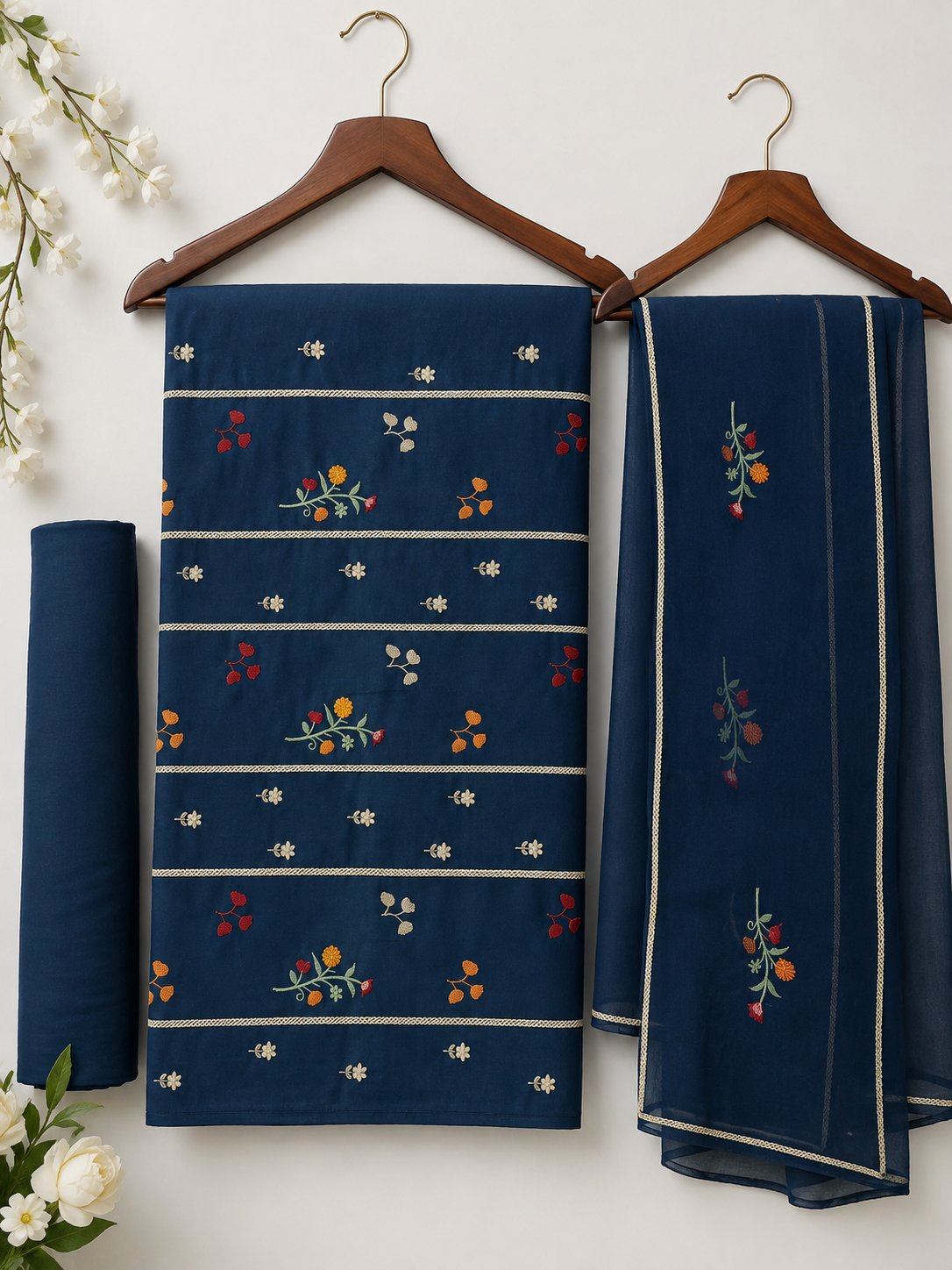 KARANDI EMBROIDERED 3-PIECE TZAJ-348