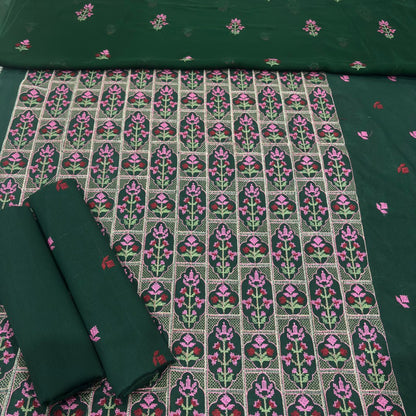 LAWN EMBROIDERED 3PC CHIFFON DOPATTA