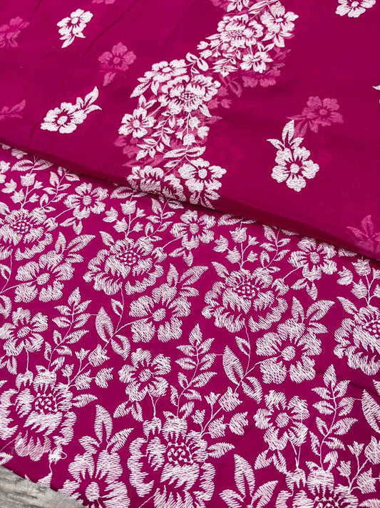 BAREEZE LAWN EMBROIDERED 3PC CHIFFON DOPATTA TZAJ-176