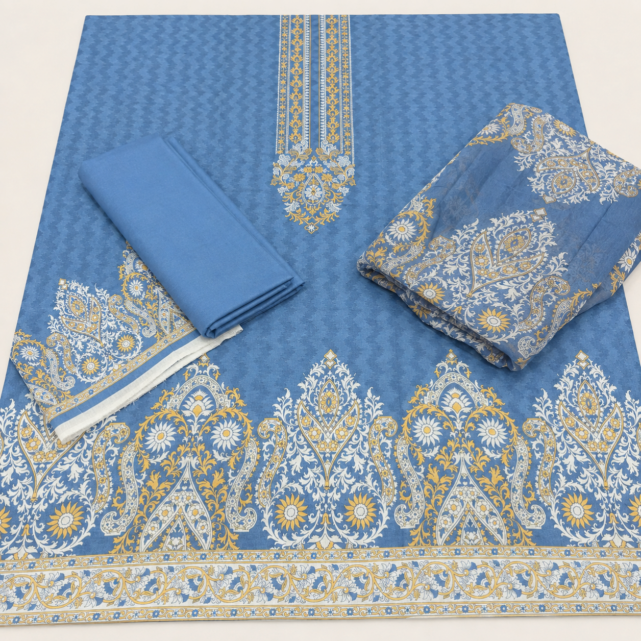 Bareeze lawn embroidered 3pc