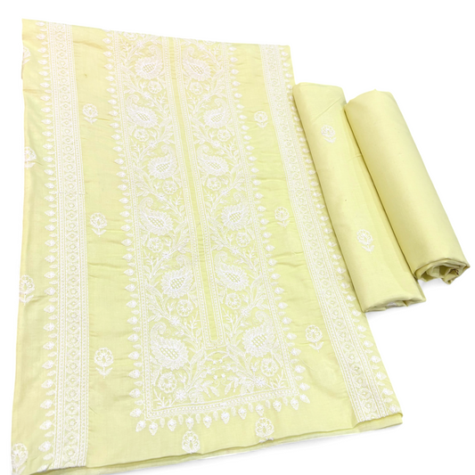 2 PIECE - EMBROIDERED LAWN SUIT SCV1-1631