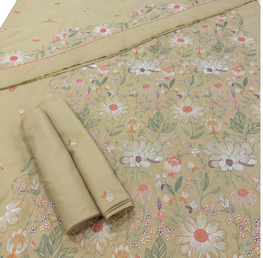 PEACH MARINA EMBROIDERED 3-PIECE WPM-53