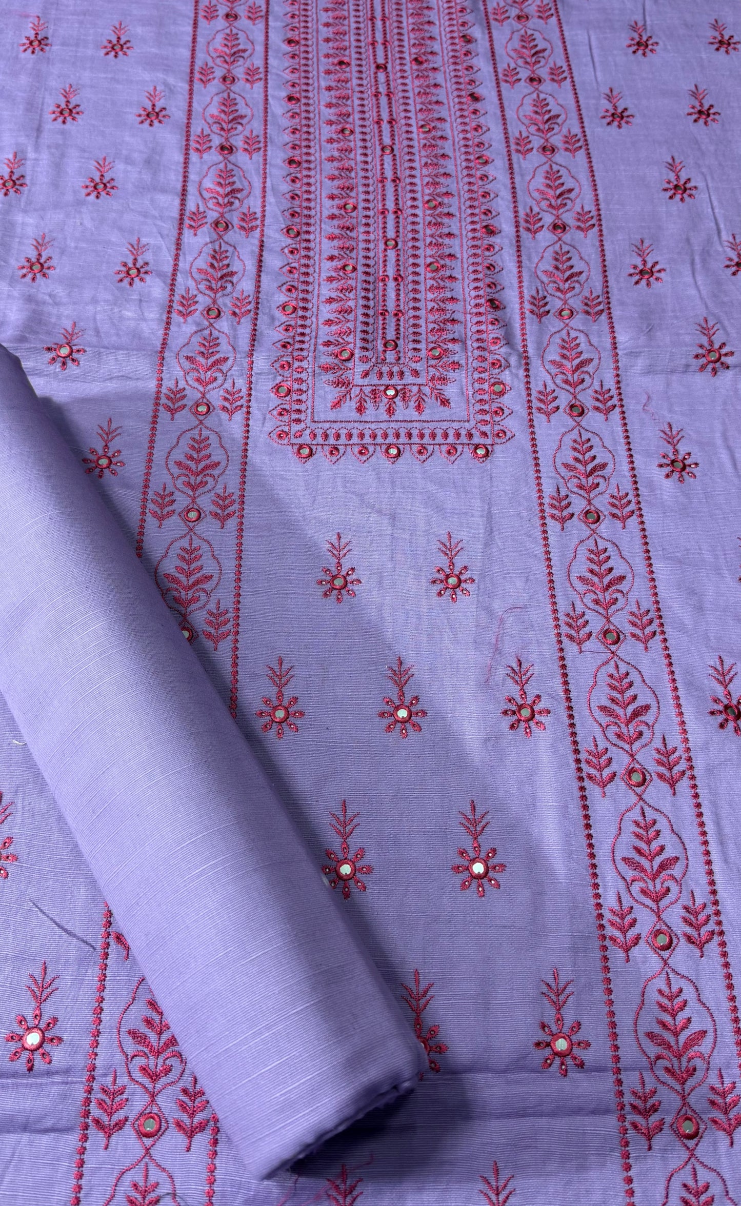 KHADDAR EMBROIDERED 2PC