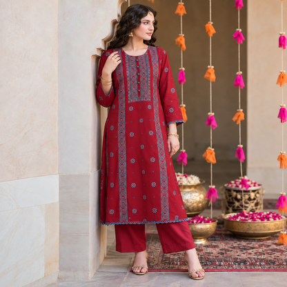 READY TO WEAR KARANDI 2PC EMBROIDERED WKS-18