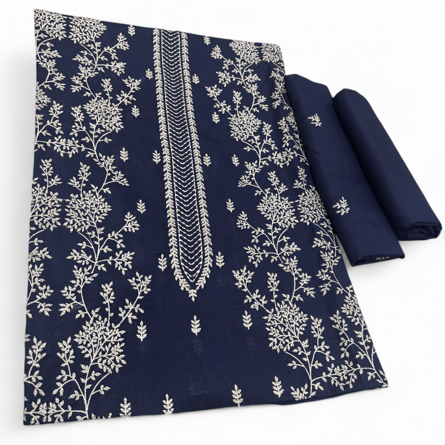 2 PIECE - EMBROIDERED LAWN SUIT SCV1-1686