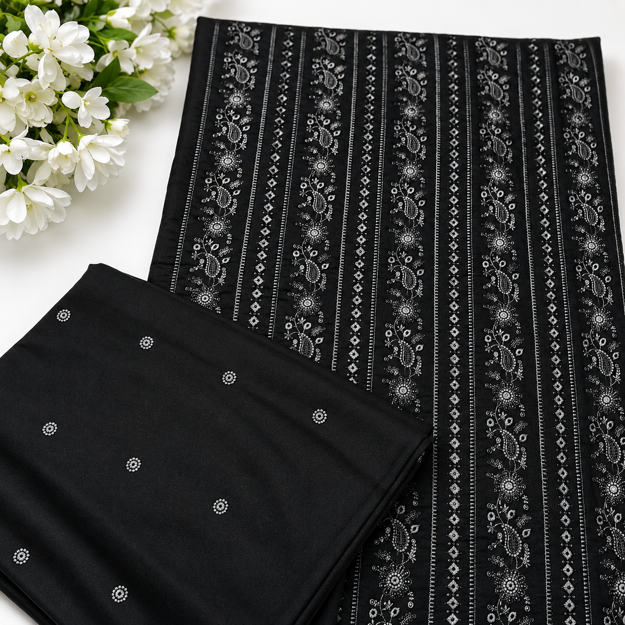 KARANDI EMBROIDERED 2-PIECE TZAJ-2387