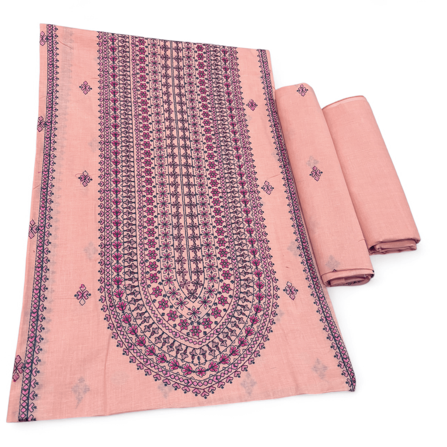 2 PIECE - EMBROIDERED LAWN SUIT SCV1-1645