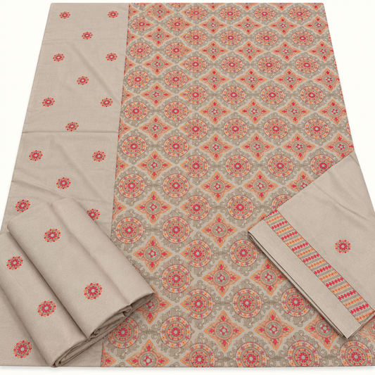 Bareeze marina embroidered 3pc