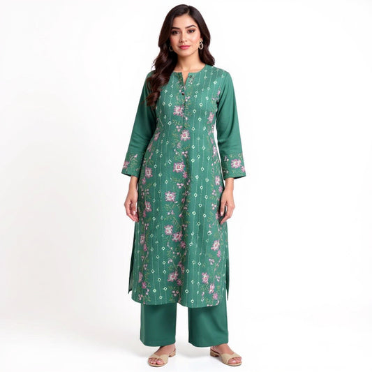 PEACH MARINA EMBROIDERED 2-PIECE WPM-33