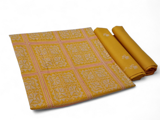 2 PIECE - EMBROIDERED LAWN SUIT SCV1-1512