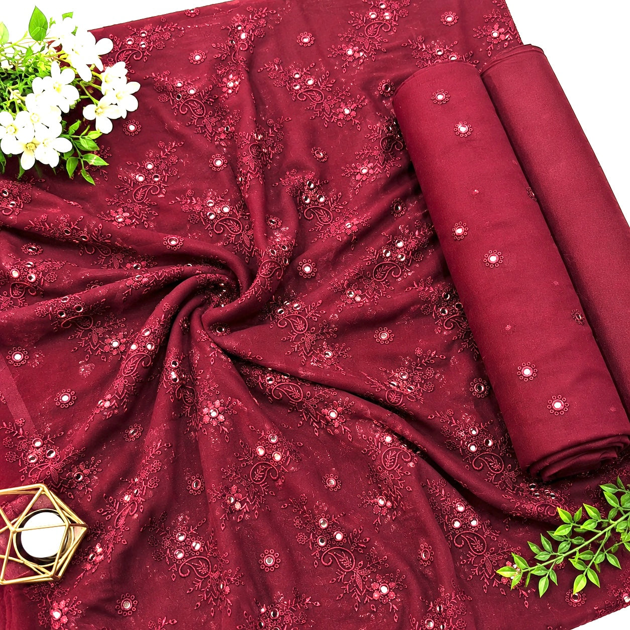 KARANDI EMBROIDERED 3-PIECE TZAJ-320