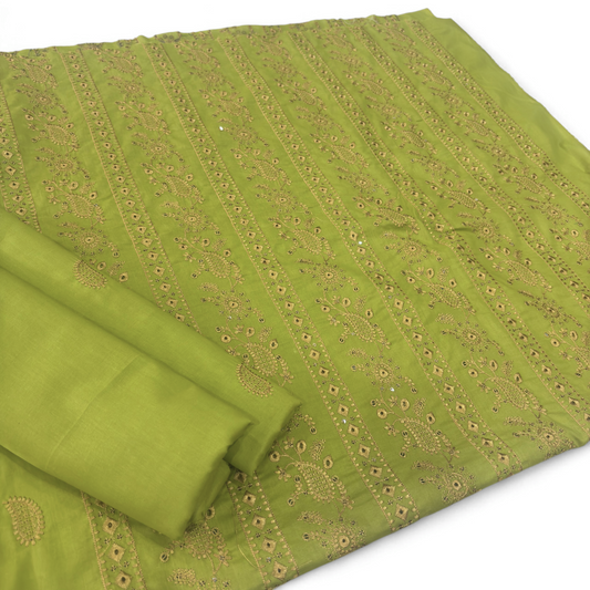 2 PIECE - EMBROIDERED LAWN SUIT SCV1-1789