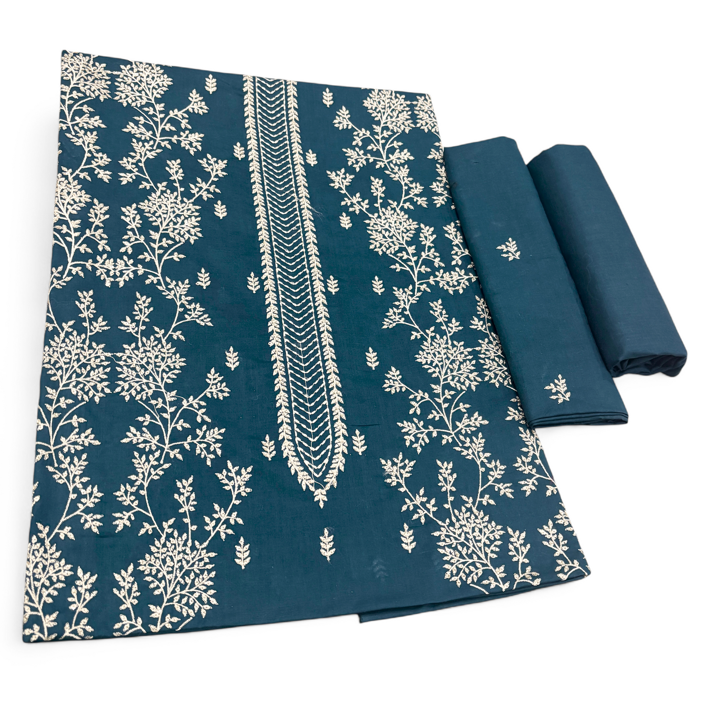 2 PIECE - EMBROIDERED LAWN SUIT SCV1-1689