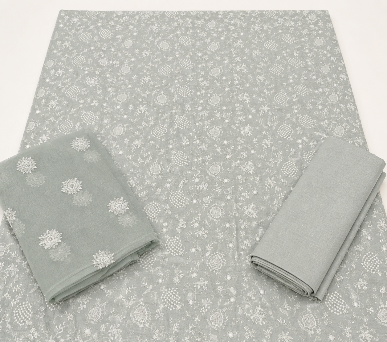 Bareeze lawn embroidered 3pc
