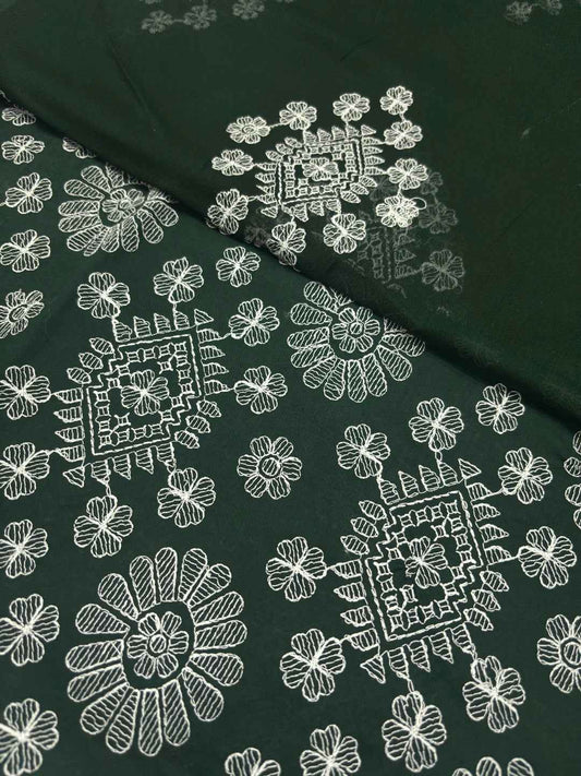 BAREEZE LAWN EMBROIDERED 3PC CHIFFON DOPATTA TZAJ-116