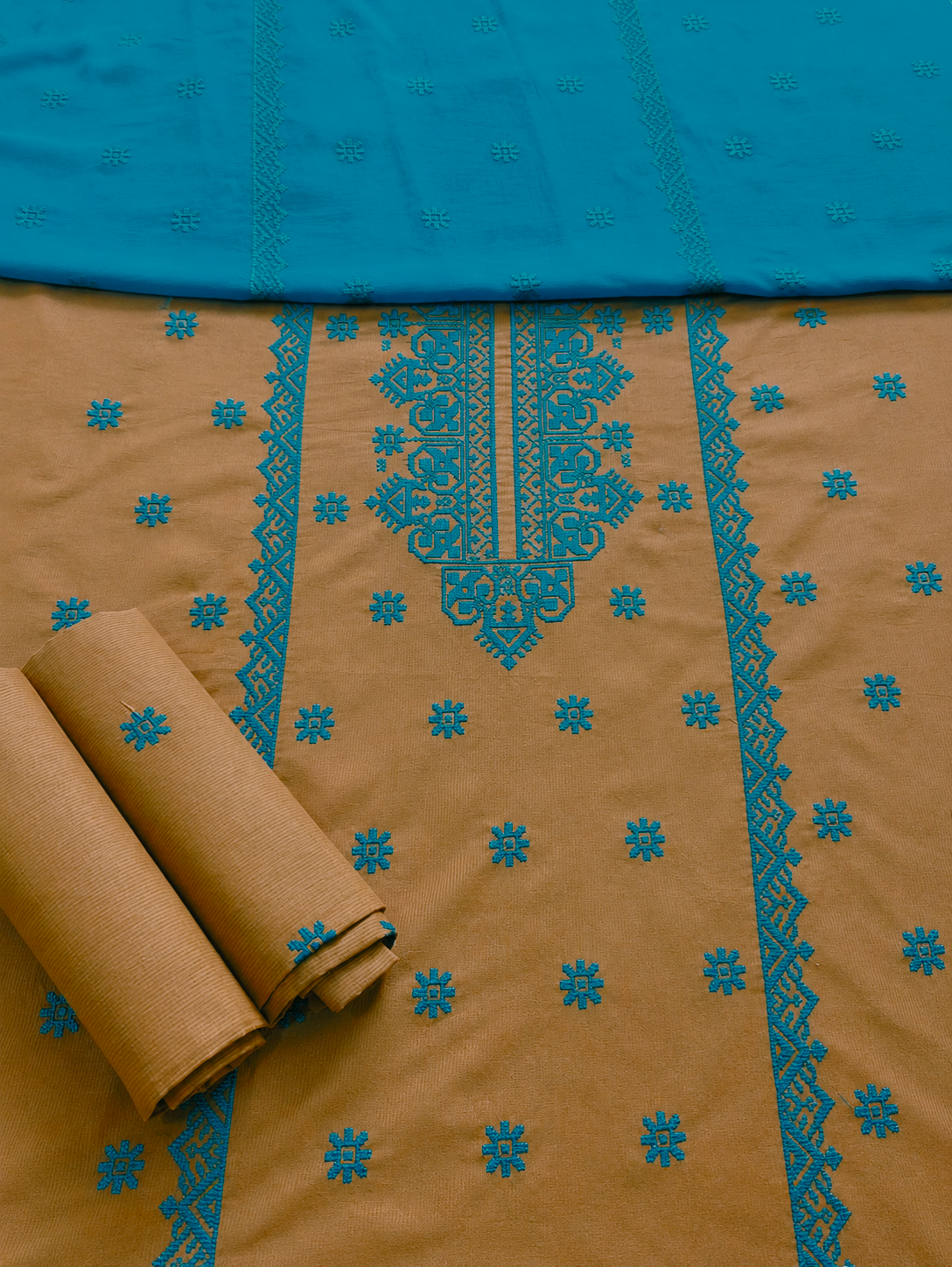 BAREEZE LAWN EMBROIDERED 3PC CHIFFON DOPATTA