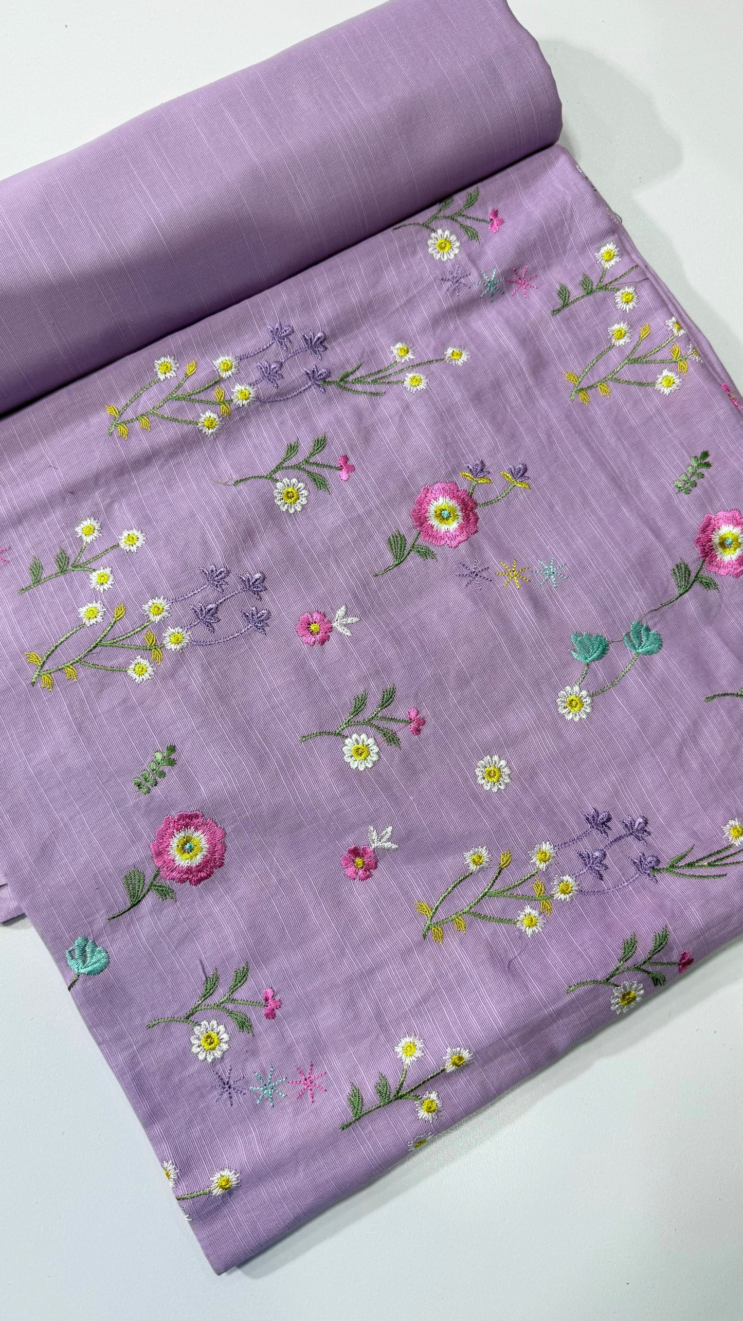KHADDAR EMBROIDERED 2PC