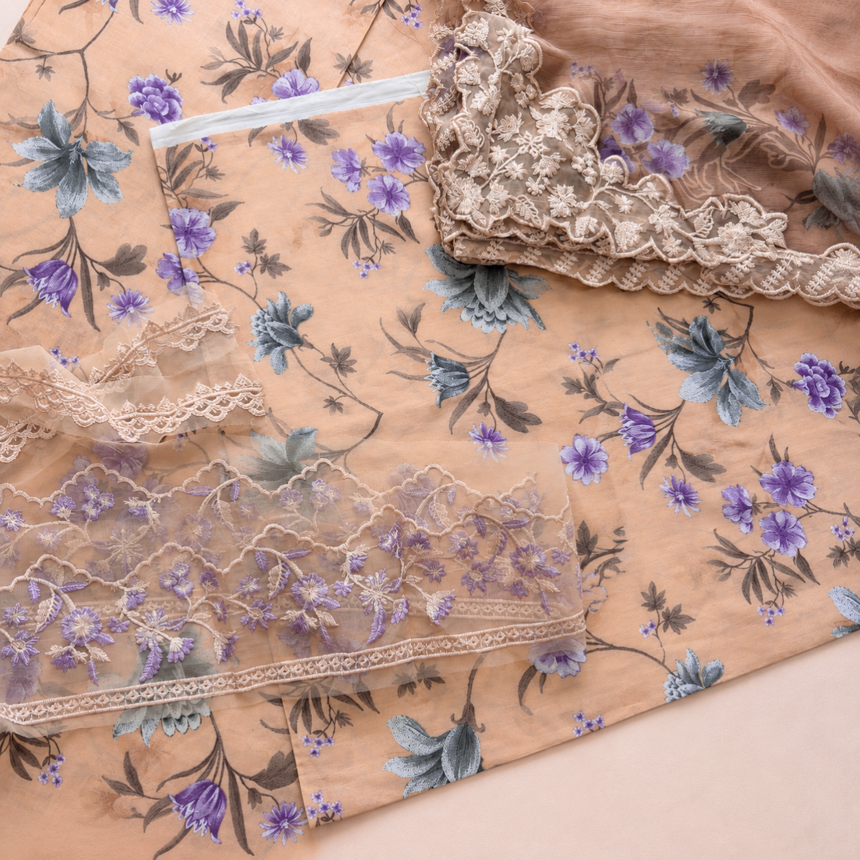 CROSS STITCH LUXURY LAWN 3PC CHIFFON DOPATTA