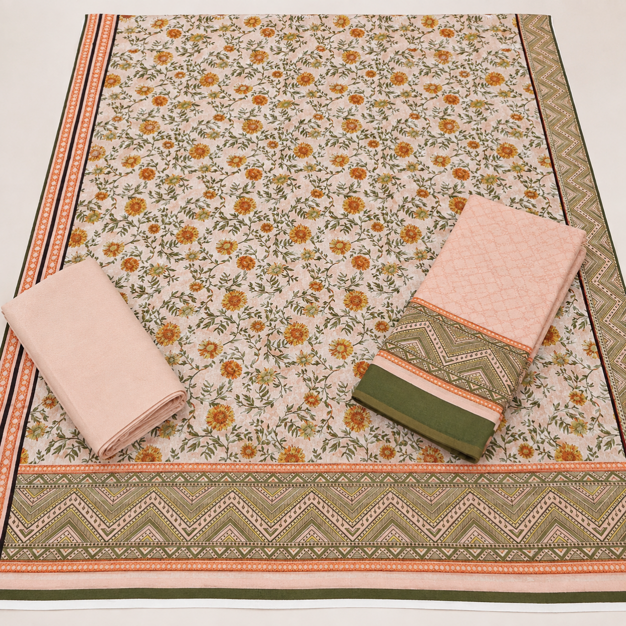 Bin Saeed lawn printed 3pc