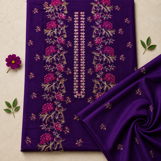 KARANDI EMBROIDERED 2-PIECE TZAJ-2358