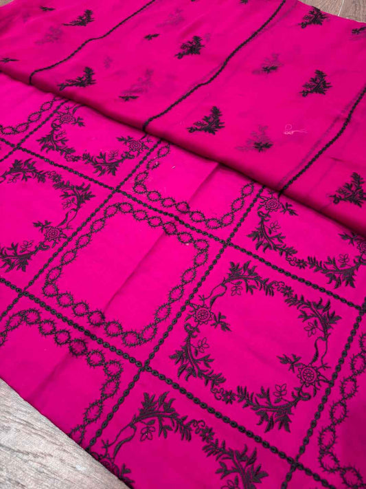 BAREEZE LAWN EMBROIDERED 3PC CHIFFON DOPATTA TZAJ-162