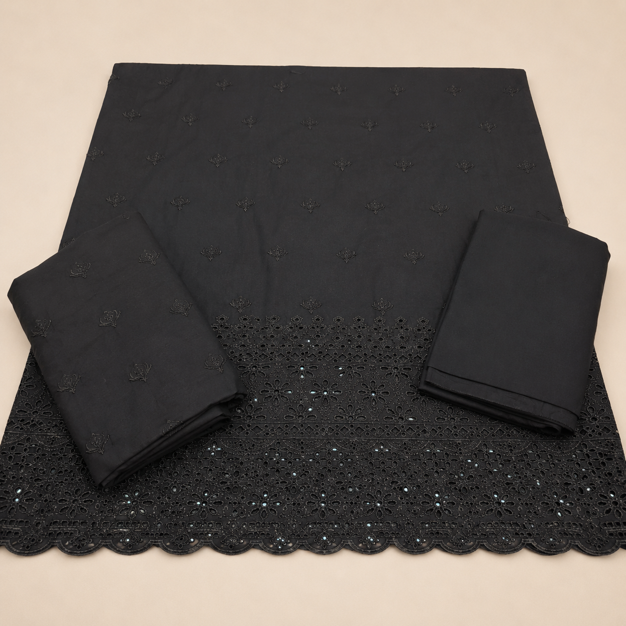 Bareeze lawn embroidered 3pc