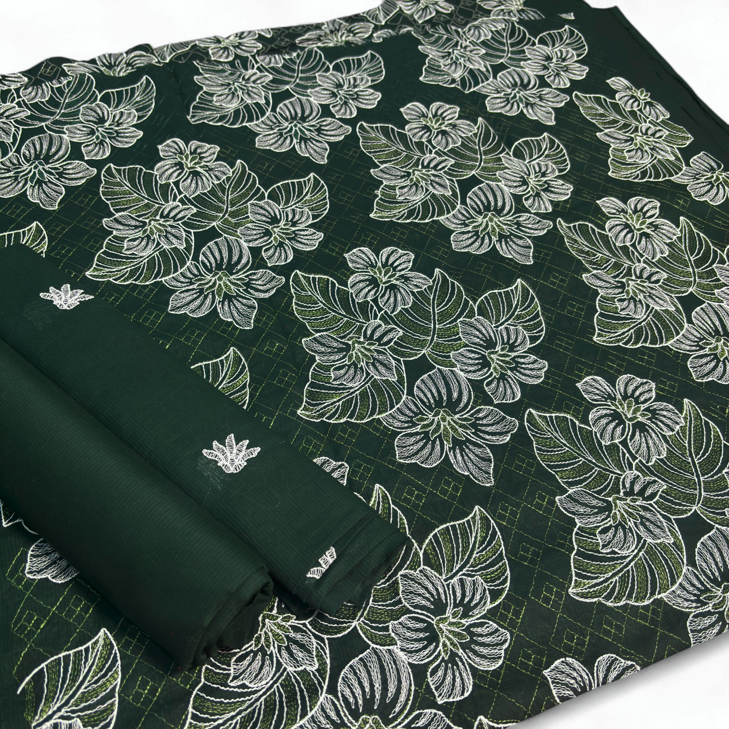 2 PIECE - EMBROIDERED LAWN SUIT SCV1-1780