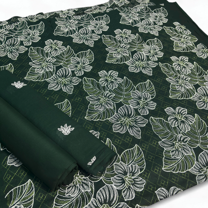 2 PIECE - EMBROIDERED LAWN SUIT SCV1-1780