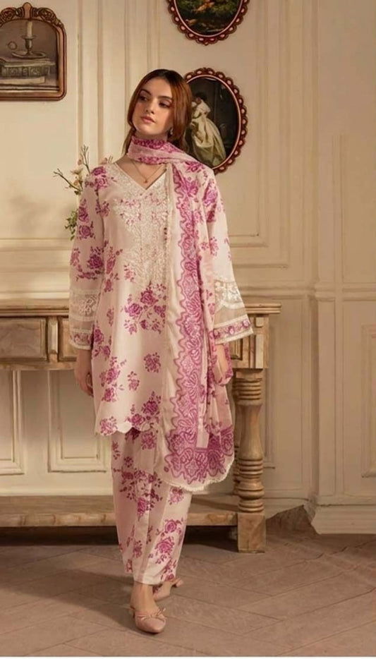 AIK 3PC CHIFFON DOPATTA