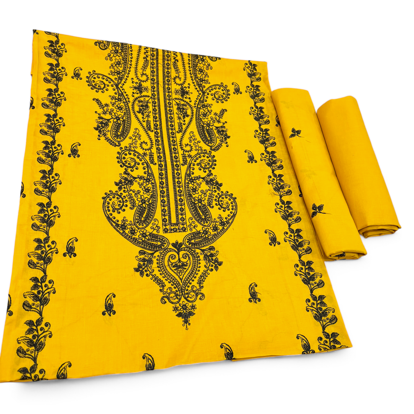 2 PIECE - EMBROIDERED LAWN SUIT SCV1-1641