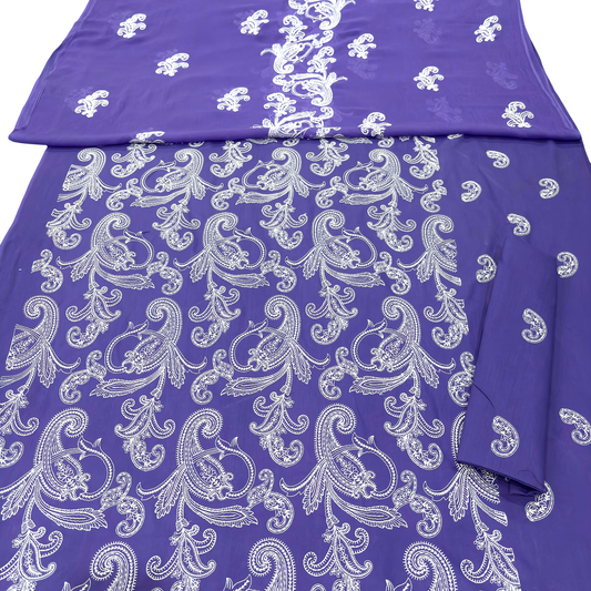 LAWN EMBROIDERED 3PC CHIFFON DOPATTA