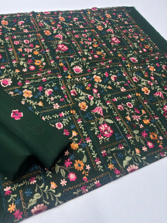 2 PIECE - EMBROIDERED LAWN SUIT SCV1-1813