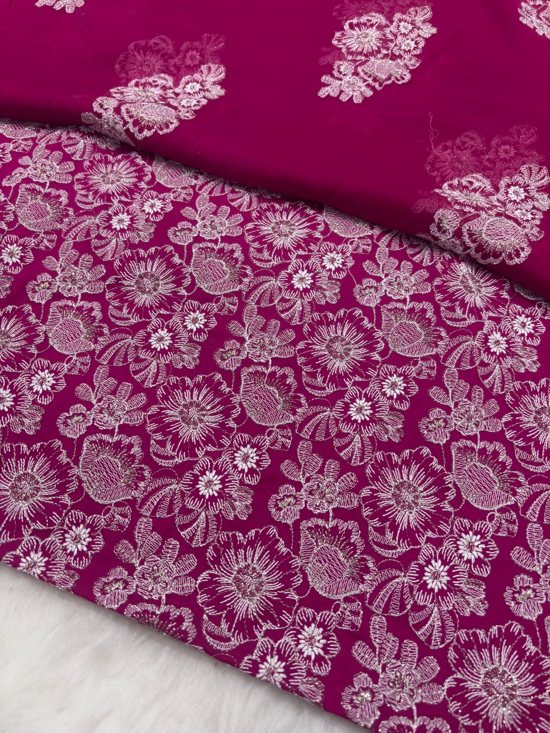 BAREEZE LAWN EMBROIDERED 3PC CHIFFON DOPATTA TZAJ-154
