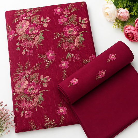 KARANDI EMBROIDERED 3-PIECE TZAJ-300