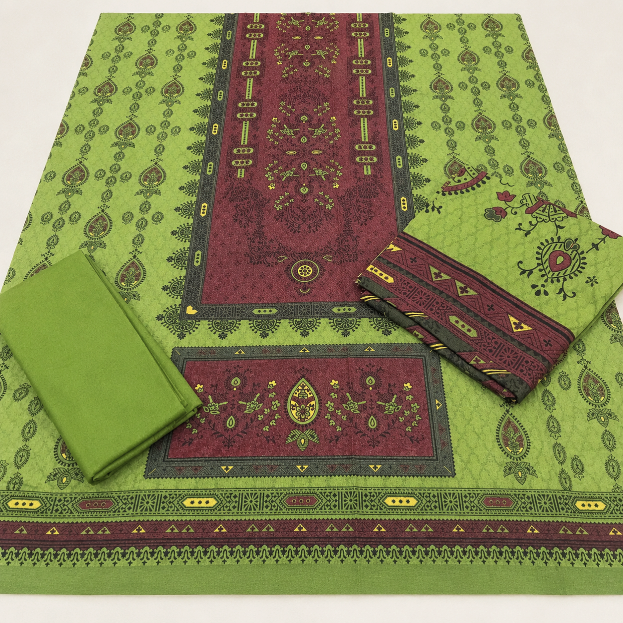 Khaddar printed 3pc