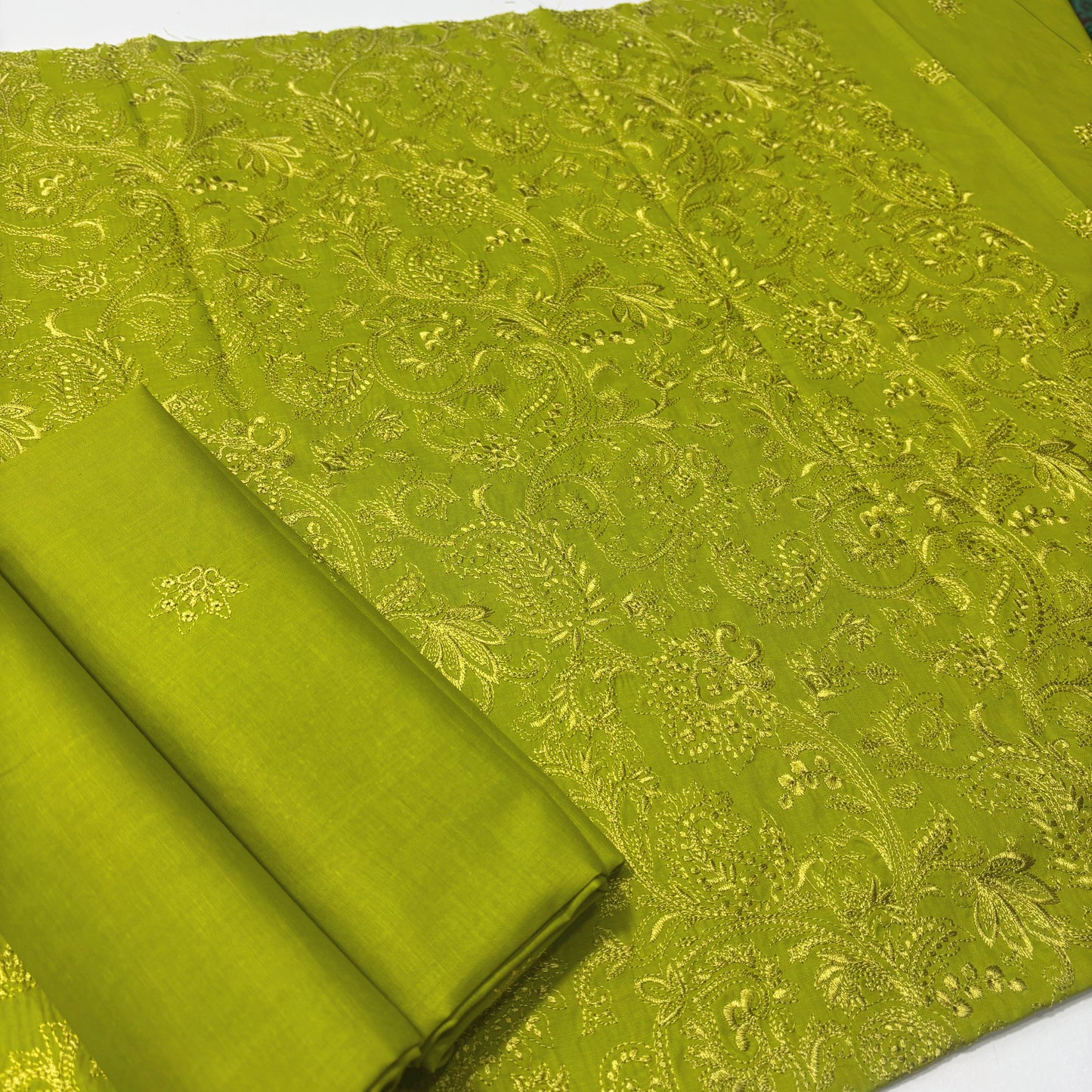 2 PIECE - EMBROIDERED LAWN SUIT SCV1-1669