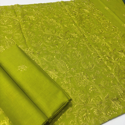 2 PIECE - EMBROIDERED LAWN SUIT SCV1-1669