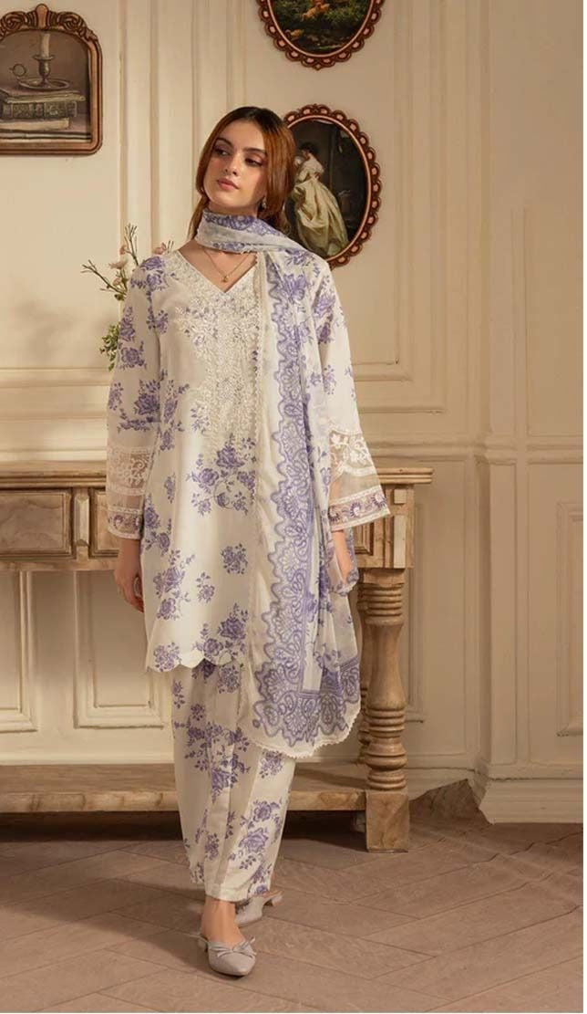 AIK 3PC CHIFFON DOPATTA
