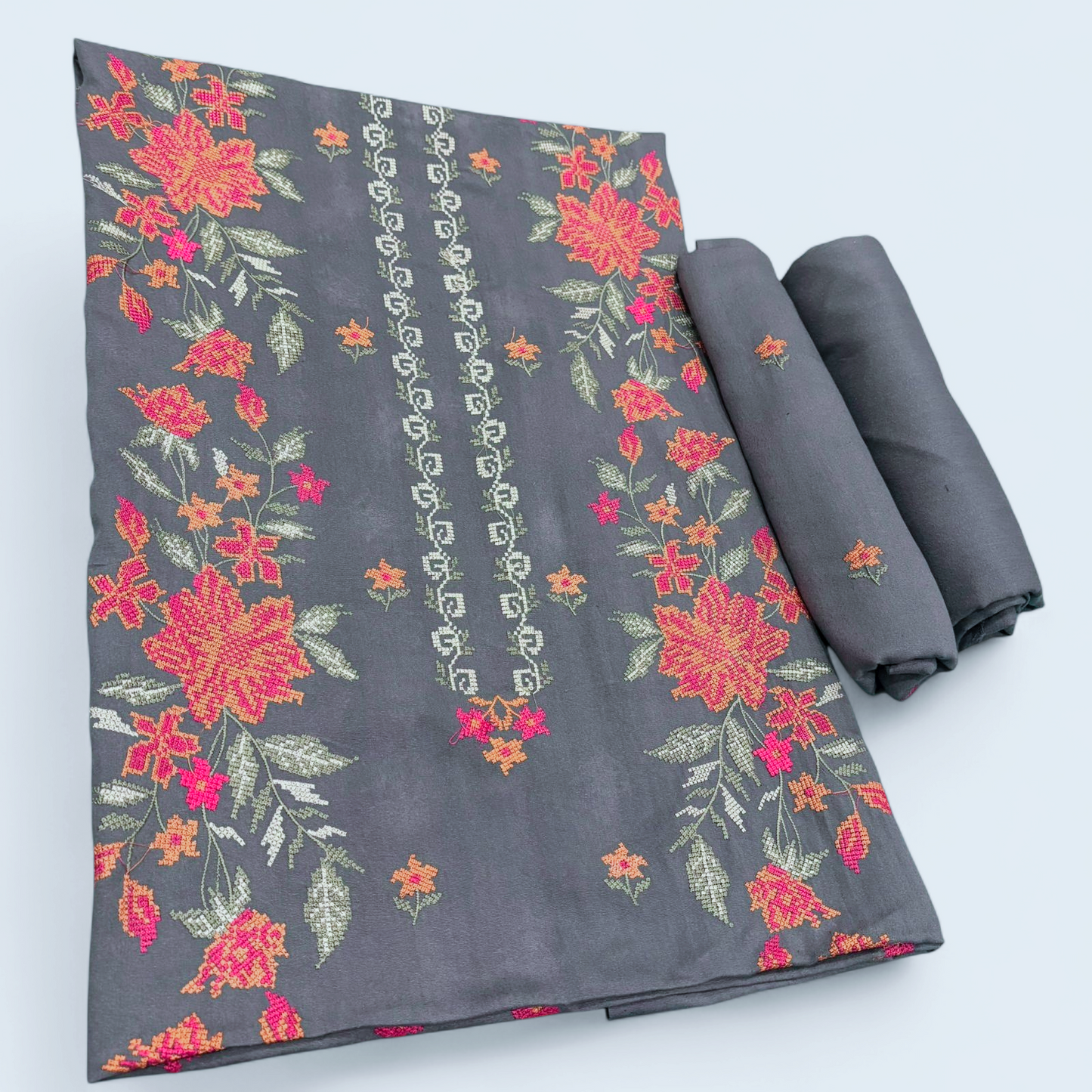 KARANDI EMBROIDERED 2-PIECE WKU-940 - TANIAZE