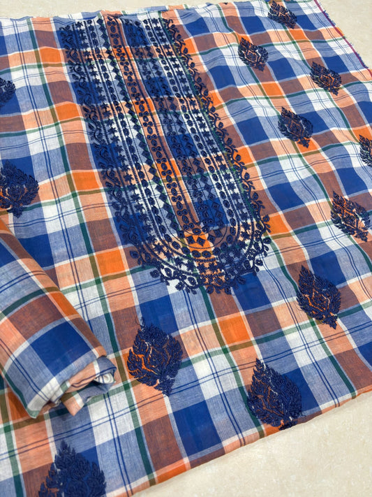 2 PIECE - PRINTED EMBROIDERED LAWN SUIT SCV2-251
